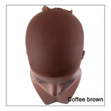 Alileader 2Pcs High Quality Wig Cap Brown Stocking Cap To Christmas Cosplay Wig Caps Stocking Elastic Liner Mesh For Making Wigs