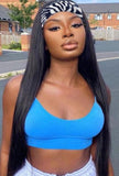 Silky Straight Headband Wig