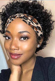 Short Pixie Cut Headband Wig